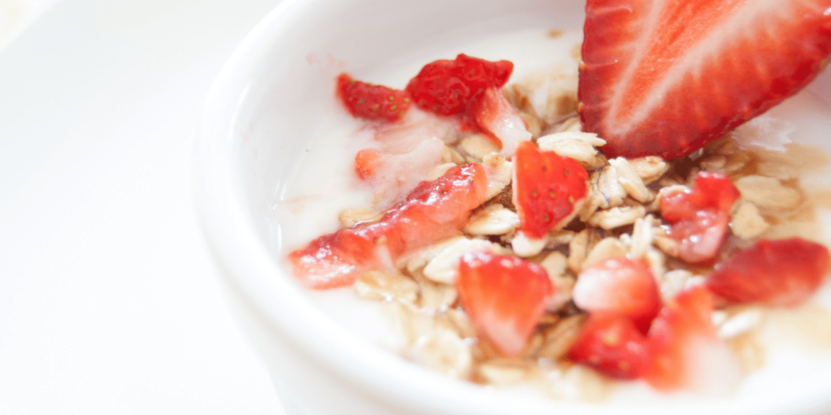 Strawberry Yogurt Breakfast